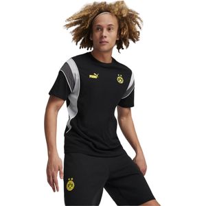 PUMA Borussia Dortmund FtblArchive T-Shirt 2023-2024 Zwart Grijs Geel