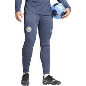 PUMA Manchester City Trainingsbroek 2024-2025 Donkerblauw Lichtblauw