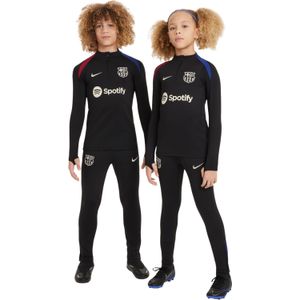 Nike FC Barcelona Strike Trainingspak 1/4-Zip 2024-2025 Kids Zwart Wit Rood Blauw