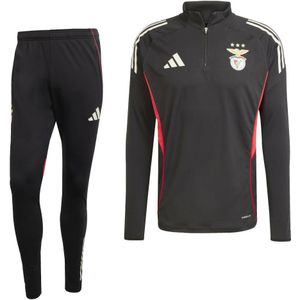 adidas Benfica Trainingspak 1/4-Zip 2025-2026 Zwart Wit Rood
