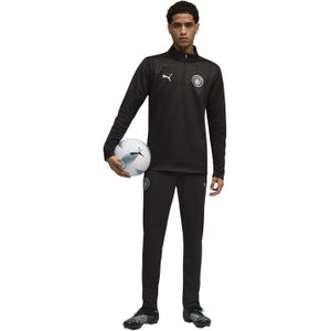 PUMA Manchester City Trainingspak 1/4-Zip 2025-2026 Zwart Zilver