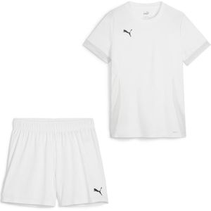 PUMA teamGOAL Matchday Voetbaltenue Dames Wit Zwart