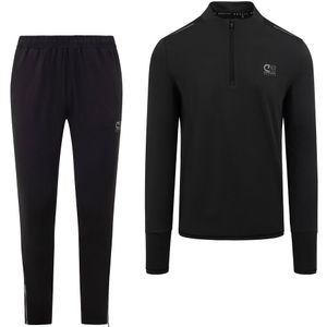 Cruyff Maximum Trainingspak 1/4-Zip Zwart
