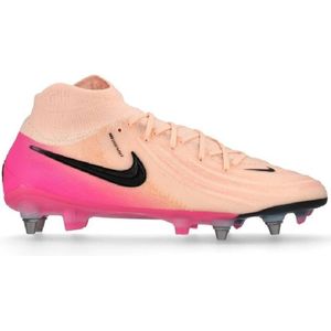Nike Phantom Luna II Elite IJzeren-Nop Voetbalschoenen (SG) Pro Player Zalmroze Felroze Zwart