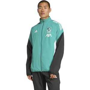 adidas - Liverpool Presentatie Trainingsjack - Groen Wit Zwart - Europees 2025-2026