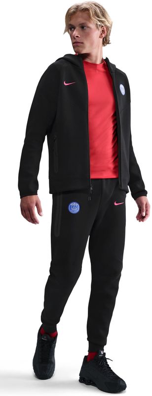 Nike - Paris Saint-Germain Tech Fleece Vest - Zwart Rood