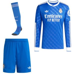 adidas Real Madrid 3e Tenue Lange Mouwen 2025-2026 Kids