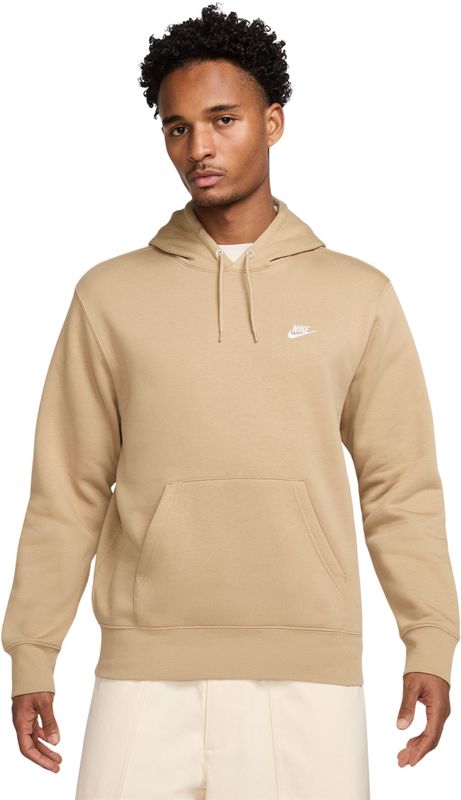Nike - Club Fleece Hoodie - Beige Wit