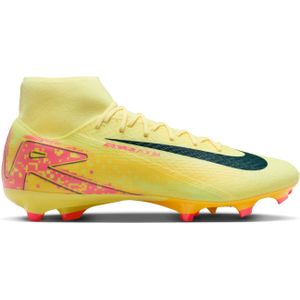 Nike Zoom Mercurial Superfly 10 Mbappé Academy Gras / Kunstgras Voetbalschoenen (MG) Geel Roze Oranje