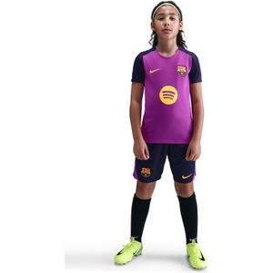 Nike FC Barcelona Strike Trainingsset 2025-2026 Kids Felpaars Donkerblauw Goud