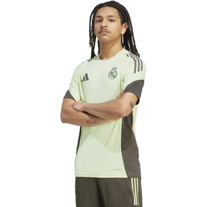 adidas Real Madrid Trainingsshirt 2025-2026 Lichtgroen Grijs