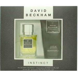 David Beckham Instinct Geschenkdoos - Eau De Toilette 30ml + Shower Gel 150ml