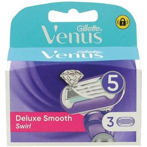 Gillette Venus Deluxe Smooth Swirl Scheermesjes 3 PCS