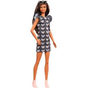 Barbie Fashionistas Tall Met Brunt Haar