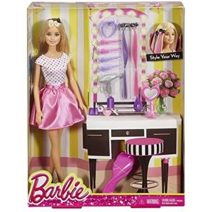 Mattel Barbiedukke Met Haar Accessories