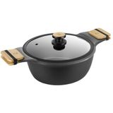 Bra Market Gegoten Aluminium Pot 28 CM (Laag braadpan)