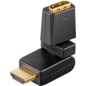 Goobay HDMI™-adapter 360°, verguld