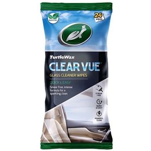 Turtle Wax Clear Vue Glass Wipes - 12 stuks.