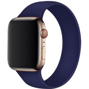 Apple Watch 42/44 mm Siliconen Horlogeband Marine