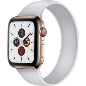 Apple Watch 42/44 mm Siliconen Horlogeband Wit
