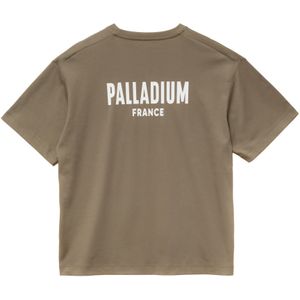 Palladium Boots Unisex UNISEX PALLADIUM FRANCE LOGO COTTON T-SHIRT DUSKY GREEN