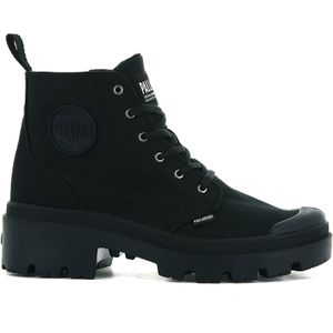 Palladium Boots Womens PALLABASE TWILL BLACK/BLACK