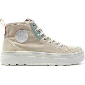 Palladium Boots Womens PALLASPHALT MID CANVAS SAND