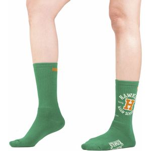 Palladium Boots ZMG_SOCKS_EU STRANGER THINGS HAWKINS SOCKS VINTAGE GREEN