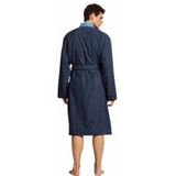 Esprit - Men Double Stripe - Badjas - Navy Blue - 100% Katoen