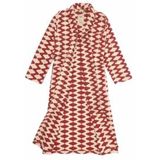 OAS - Badjas - Bruin - Velour Long Robe - Unisex-L/XL