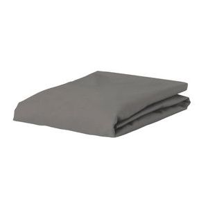 Hoeslaken Essenza The Perfect Organic Jersey Steel Grey (Jersey)-Lits-Jumeaux XL (180/200 x 200/210/220 cm)