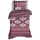 Dekbedovertrek - Wit - Katoen - 1-Persoons