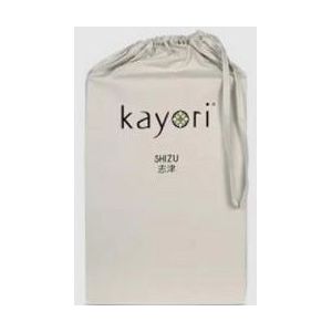 Split Topper Hoeslaken Kayori Shizu Zand (Percal)-200 x 200 cm