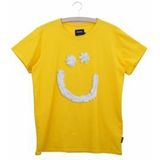 T-shirt SNURK Unisex Creamy Smile Yellow-XS