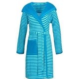 Badjas Esprit Women Striped Hoody Turquoise-M