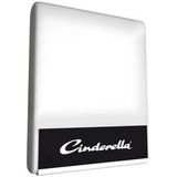 Cinderella - Sundays - Hoeslaken - 100% Katoen-Satijn - 100x210 cm - Tot 25 cm matrashoogte - Wit