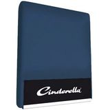 Cinderella - Hoeslaken (tot 25 cm) - Jersey - 160x200 cm - Navy