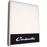 Topper Hoeslaken Cinderella Ivory (Jersey)-180 x 200/210 cm