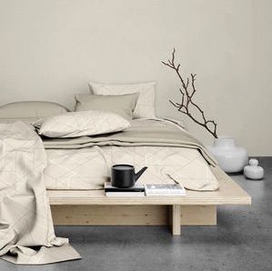 Satin d'or - Japandi Dekbedovertrek - Sand - Satijn - 2-Persoons