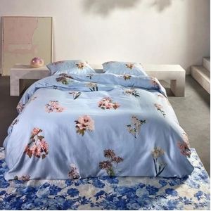 Dekbedovertrek Essenza Annebella Zen Blue Satijn-260 x 200 / 220 cm | Extra Breed