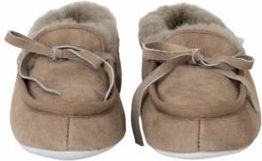 Shepherd of Sweden - Daisy - Pantoffel - Stone - Suède - 100% Schapenvacht