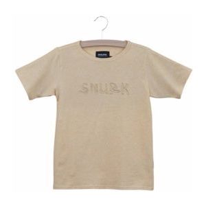 T-shirt SNURK Kids Sandy Beach Beige-Maat 128