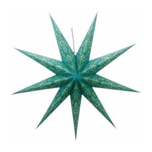 Kerstdecoratie Pip Studio Christmas Star Paper Overall Print Green 110 cm