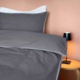 Dekbedovertrek - Katoen - Grijs - 2 Persoons