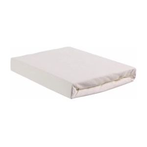 Beddinghouse Jersey Stretch - Topper Hoeslaken - Eenpersoons - 90 X 200 cm - Wit