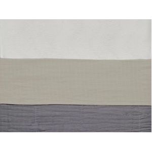 Laken Jollein Wrinkled Cotton Nougat-120 x 150 cm (Ledikantlaken)
