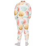 SNURK - Gelato - Pyjamabroek - Blauw - 95% Organisch Katoen, GOTS-keurmerk