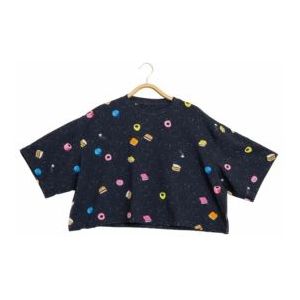 SNURK - Crop Top - Zwart - Drop It - XS