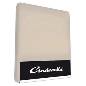 Cinderella - Hoeslaken (tot 35 cm) - Jersey - 180x200 cm/210 cm - Taupe