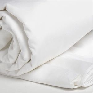 Hoeslaken Yumeko Pure White (Jersey organic)-180 x 210 cm